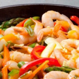 Salteado De Camarones