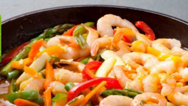Salteado De Camarones
